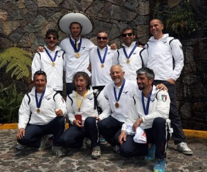 La squadra italiana di deltaplano ai mondiali in Messico