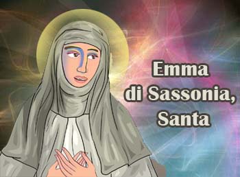 Risultati immagini per Santa Emma di Sassonia santino
