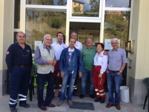 La delegazione comunale in visita alla Croce Rossa di Toano