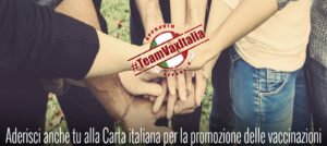 Promozione della Carta italiana pro vaccinazioni a cura di TeamVaxItalia, cui ha aderito il Comune di Villa Minozzo