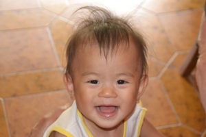 Il piccolo Anh Minh nella sua nuova... "Casina"