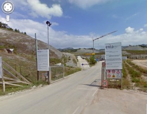 La discarica Iren a Poiatica di Carpineti (foto di Google Maps)