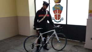 La bici ritrovata dai Carabinieri