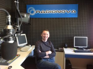 Peter Vercauteren negli studi di Radionova