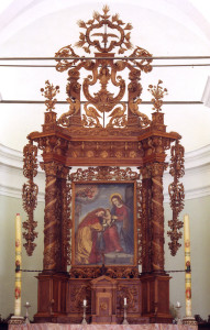 L'altare ceccatesco dell'oratorio della Madonna della Neve a Cavola