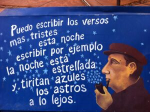 Il mio Neruda (foto scattata da Luca Caselli in Cile)