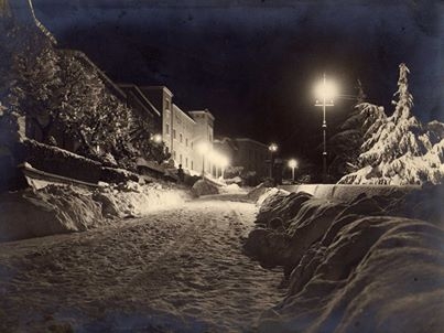 Nevicata a Castelnovo (prob. anni '50)