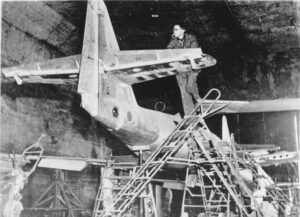 Unterirdische Produktion von Me 262