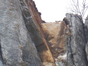 Pietra di Bismantova Il crollo dalle pareti del 13 febbraio