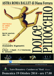 "Dolce Pinocchio" balletto della Compagnia Astra Roma Ballet di Diana Ferrara