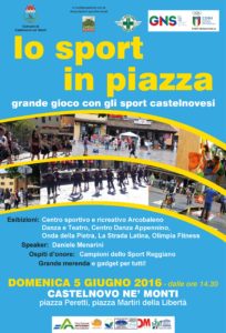 Sport in piazza 2016