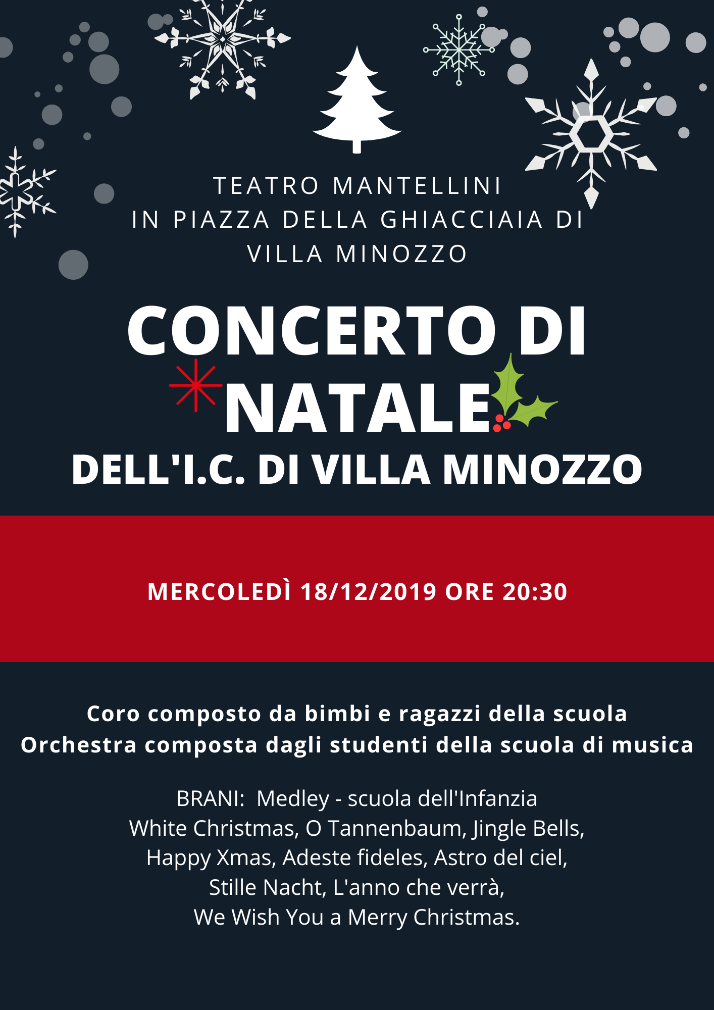 Concerto Di Natale.Doppio Concerto Di Natale A Villa Minozzo Redaconredacon