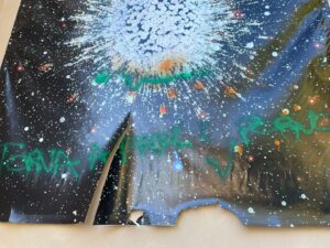 Ligonchio: vandalizzate le opere dell’artista Robert Gligorov